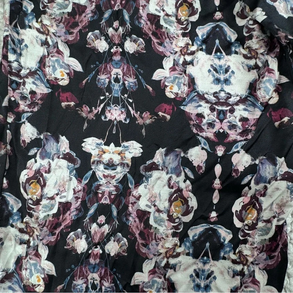 Chloe Kristyn Flowy Lightweight Floral Flower Boho Pants. Medium. Made in USA - Picture 5 of 12